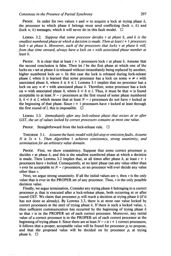 Consensus in the Presence of Partial Synchrony - Page 10