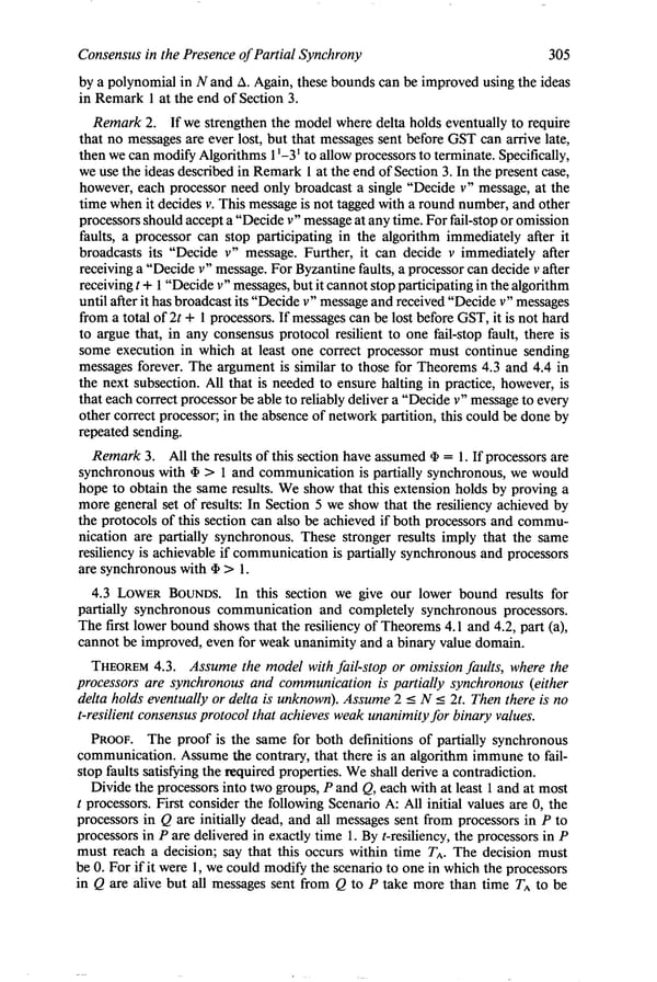 Consensus in the Presence of Partial Synchrony - Page 18