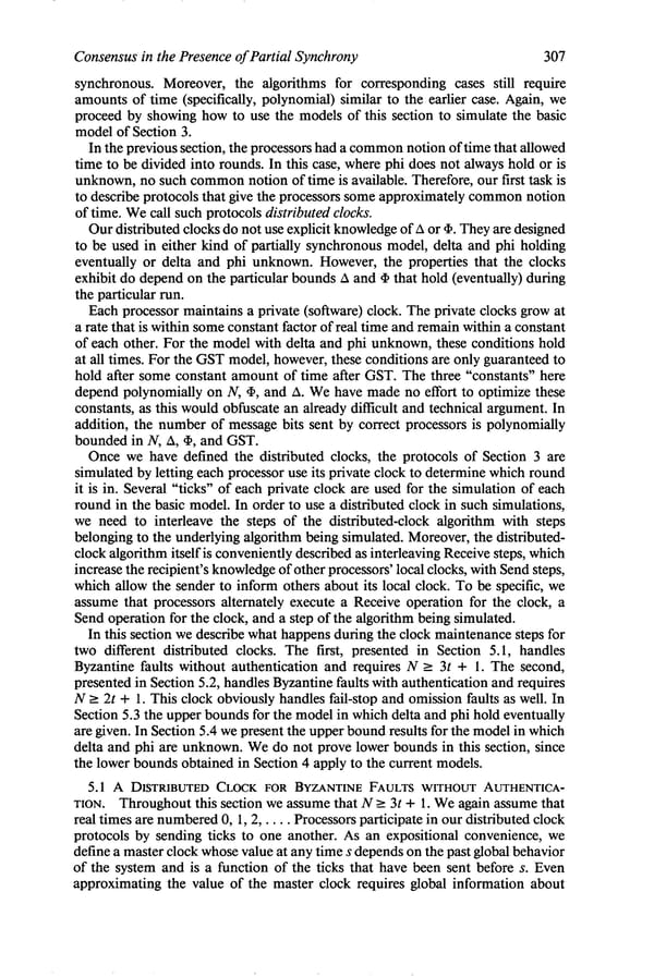 Consensus in the Presence of Partial Synchrony - Page 20