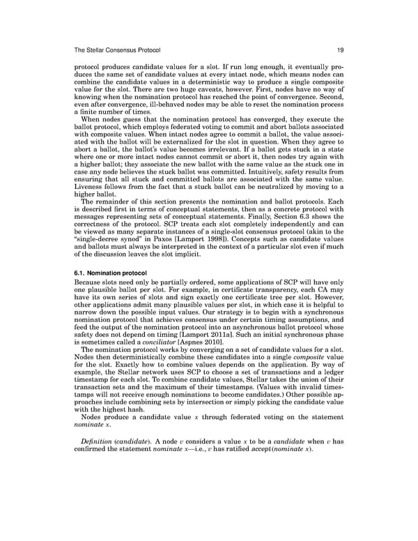 The Stellar Consensus Protocol - Page 20