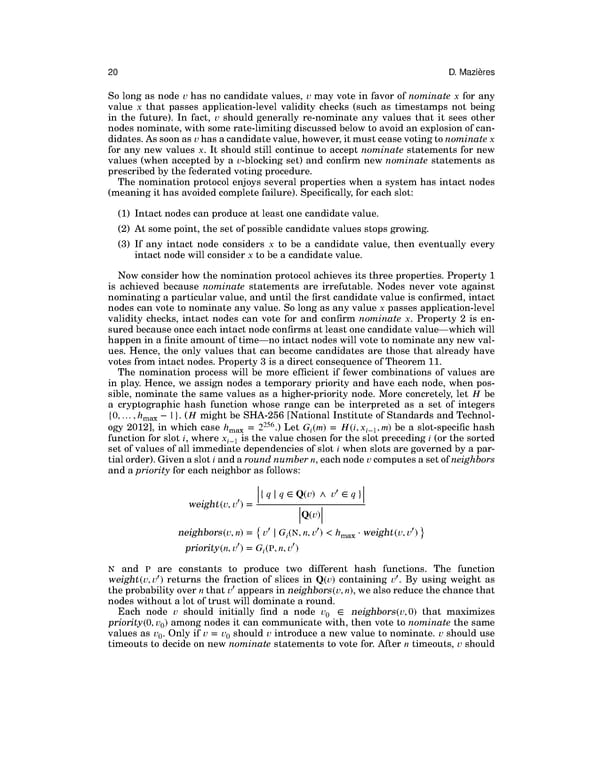 The Stellar Consensus Protocol - Page 21