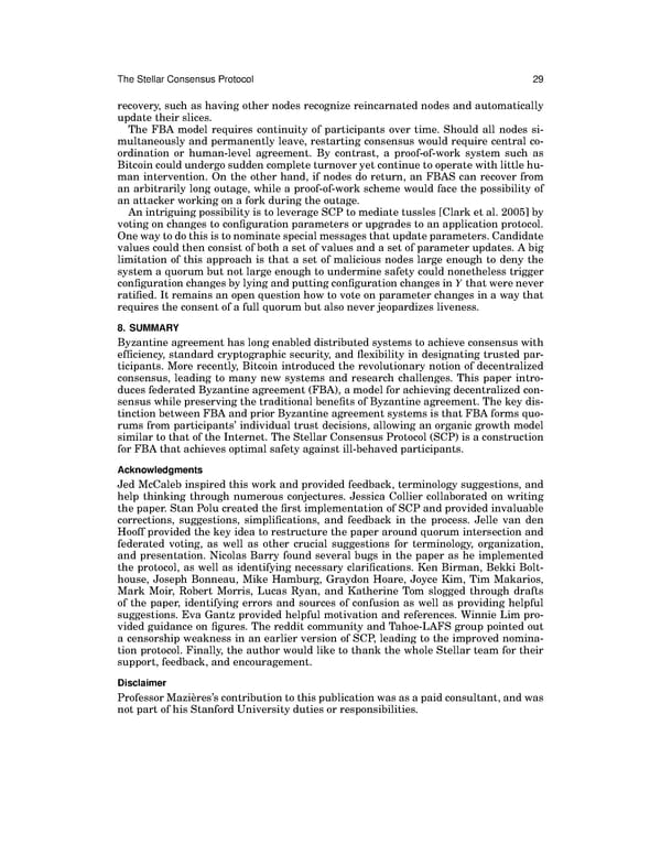 The Stellar Consensus Protocol - Page 30